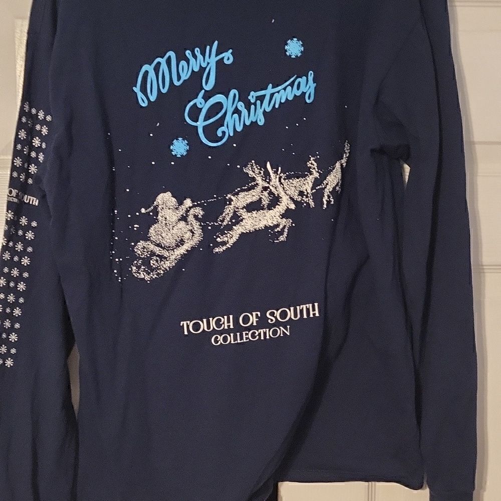 "Touch of South" Christmas Shirt - Picture 4 of 4